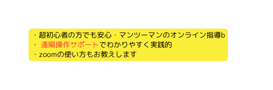 超初心者の方でも安心 マンツーマンのオンライン指導b 遠隔操作サポートでわかりやすく実践的 zoomの使い方もお教えします